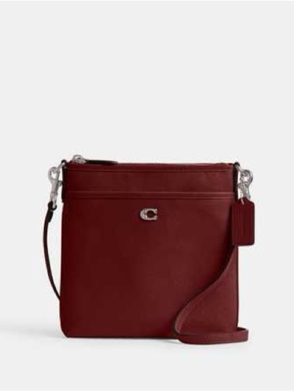 Coach Kitt Messenger in Dark Ruby